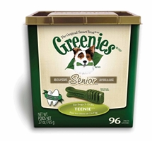 Greenies Senior Tub Treat Pack for Teenie Dogs, 27 oz, 96 ct