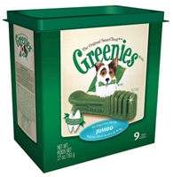 Greenies Tub Treat Pack for Jumbo Dogs, 27 oz, 9 ct
