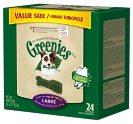Greenies Value Tub Pack for Large Dogs, 36 oz, 24 ct