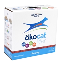 Healthy Pet Okocat Natural Wood Clumping Cat Litter, 7.5 lbs