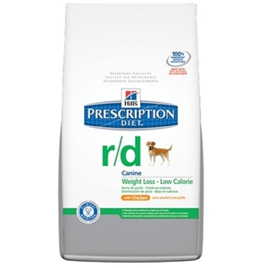 Hill's Prescription Diet r/d Canine Weight Loss Dry Food with Chicken, 27.5 lbs