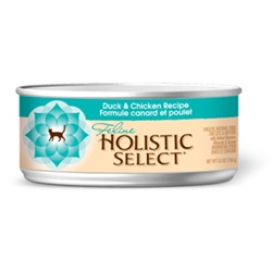 Holistic Select Cat Food Duck & Chicken, 5.5 oz - 24 Pack