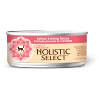 Holistic Select Cat Food Salmon & Shrimp, 5.5 oz - 24 Pack