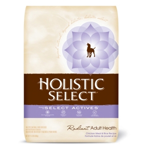 Holistic Select Dog Food Chicken & Rice, 15 lb
