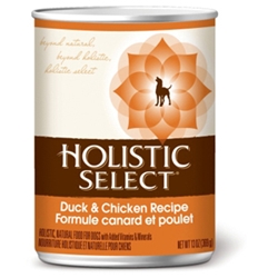 Holistic Select Dog Food Duck & Chicken, 13 oz - 12 Pack