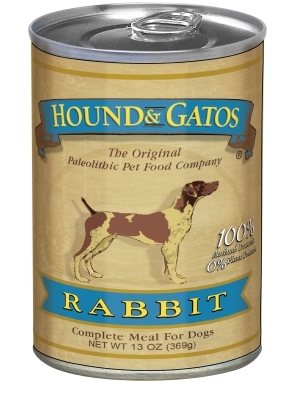 Hound &amp; Gatos American Rabbit Recipe for Dogs, 13 oz - 12 Pack