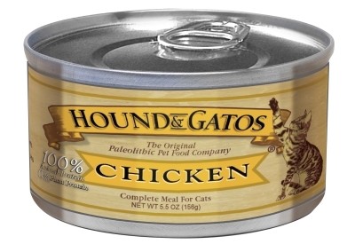 Hound &amp; Gatos Homestyle Chicken Recipe for Cats, 5.5 oz - 24 Pack