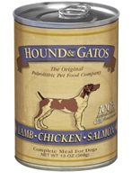 Hound & Gatos Lamb, Chicken, and Salmon Recipe for Dogs, 13 oz - 12 Pack