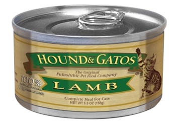 Hound & Gatos Lamb Recipe for Cats, 5.5 oz - 24 Pack