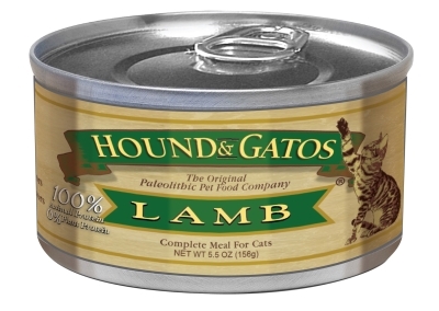 Hound &amp; Gatos Lamb Recipe for Cats, 5.5 oz - 24 Pack