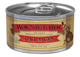 Hound & Gatos Pacific Northwest Salmon Recipe for Cats, 5.5 oz - 24 Pack