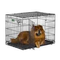 iCrate Double Door Dog Crate, 36" x 23" x 25"