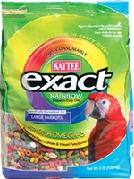 Kaytee Exact Rainbow, Large Parrot Food, 4 lbs