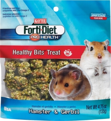 Kaytee Forti-Diet Pro Health Hamster &amp; Gerbil Healthy Bits Treat, 4.75 oz