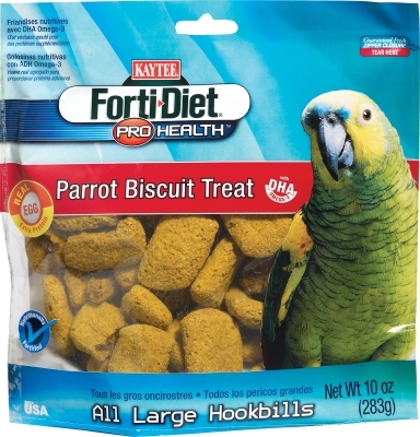 Kaytee Forti-Diet Pro Health Parrot Biscuit Treat, 10 oz