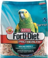Kaytee Forti-Diet Pro Health Parrot Food with Safflower, 5 lbs