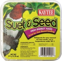Kaytee Suet &amp; Seed, 11.75 oz