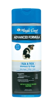 Magic Coat PLUS Advanced Formula Flea &amp; Tick Shampoo for Dogs, 16 oz
