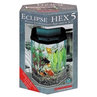 Marineland Eclipse Hexagonal Aquarium, 5 gal