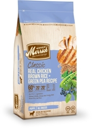 Merrick Classic Puppy Real Chicken with Brown Rice & Green Pea Dry Dog Food Recipe, 15 lbs