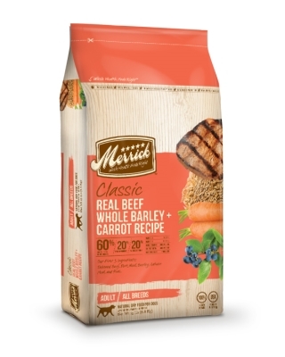 Merrick Classic Real Chicken with Brown Rice &amp; Green Pea Dry Dog Food Recipe, 15 lbs