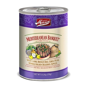 Merrick Grain Free Mediterranean Banquet Canned Dog Food, 13.2 oz - 12 Pack