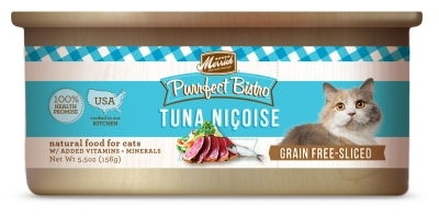 Merrick Grain-Free Purrfect Bistro Tuna Nicoise Canned Cat Food, 5.5 oz, 24 Pack