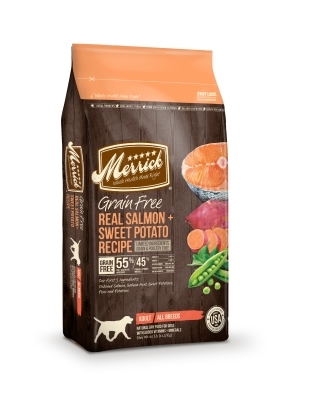 Merrick Grain-Free Real Salmon &amp; Sweet Potato Recipe Dry Dog Food, 25 lbs