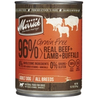 Merrick Grain Free Real Texas Beef Canned Dog Food, 13.2 oz - 12 Pack