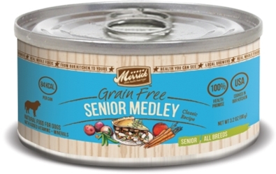 Merrick Grain-Free Senior Medley Canned Dog Food, 3.2 oz, 24 Pack