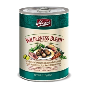 Merrick Grain Free Wilderness Blend Canned Dog Food, 13.2 oz - 12 Pack