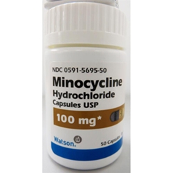Minocycline 100 mg, 60 Capsules