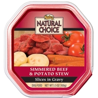 Natural Choice Beef & Potato Stew Entree, 3.5 oz - 24 Pack
