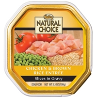 Natural Choice Chicken & Brown Rice Entree, 3.5 oz - 24 Pack
