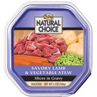 Natural Choice Lamb & Vegetable Stew Entree, 3.5 oz - 24 Pack