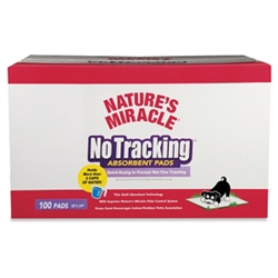 Natures Miracle No Tracking Absorbent Pads, 100 ct