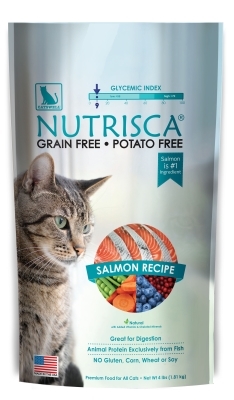 Nutrisca Grain and Potato Free Cat Food, Salmon, 4 lbs