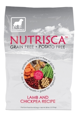 Nutrisca Grain and Potato Free Dog Food, Lamb &amp; Chickpea, 28 lbs