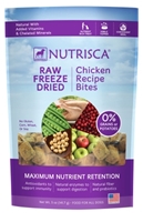 Nutrisca Raw Freeze Dried Dinner Bites, Chicken, 5 oz
