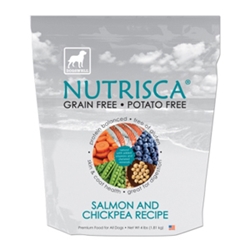 Nutrisca Salmon & Chickpea Dry Dog Food, 4 lb - 6 Pack