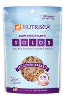 Nutrisca Solos Raw Freeze-Dried Dog Treats, Chicken Breast, 1.5 oz