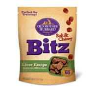 Old Mother Hubbard Liver Bitz Chewy Dog Treats, 6 oz - 8 Pack