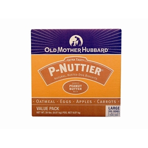 Old Mother Hubbard P-Nuttier Large Dog Biscuits, 20 lb
