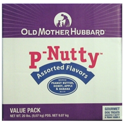 Old Mother Hubbard P-Nutty Assortment Dog Biscuits, 20 lb