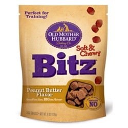 Old Mother Hubbard Peanut Butter Bitz Chewy Dog Treats, 6 oz - 8 Pack