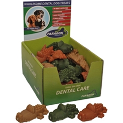 Paragon Large Alligator Dental Chews for Dogs, 30 ct