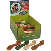 Paragon Large Toothbrush Dental Chews for Dogs, 30 ct