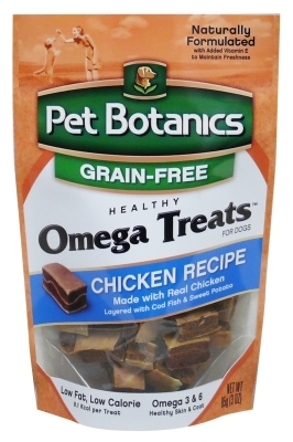 Pet Botanics Grain-Free Healthy Omega Treats, Chicken, 3 oz