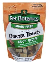 Pet Botanics Grain-Free Healthy Omega Treats, Duck, 5 oz