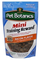 Pet Botanics Mini Training Rewards for Dogs, Bacon, 4 oz
